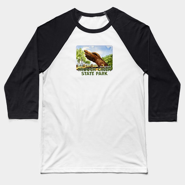 Trough Creek State Park, Pennsylvania Baseball T-Shirt by MMcBuck